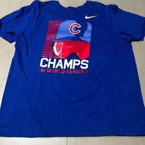 Nike Chicago Cubs 2016 World Series Champs Athletic Fit Size Large xxl